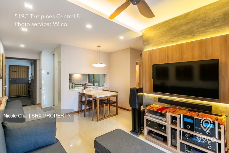 Blk 519C Centrale 8 At Tampines (Tampines), HDB 4 Rooms #201114452